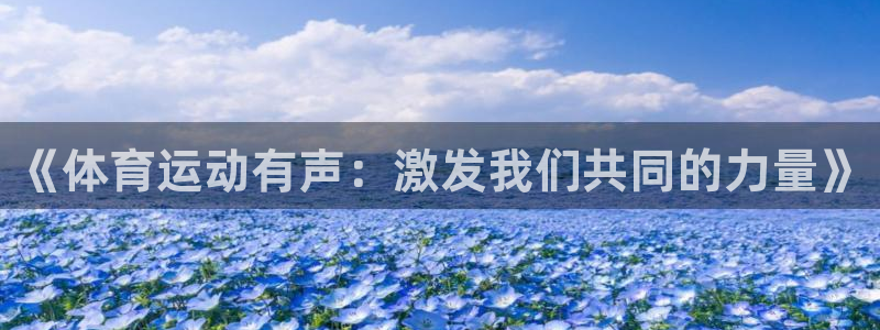 杏宇包怎么样：《体育运动有声：激发我们共同的力量》