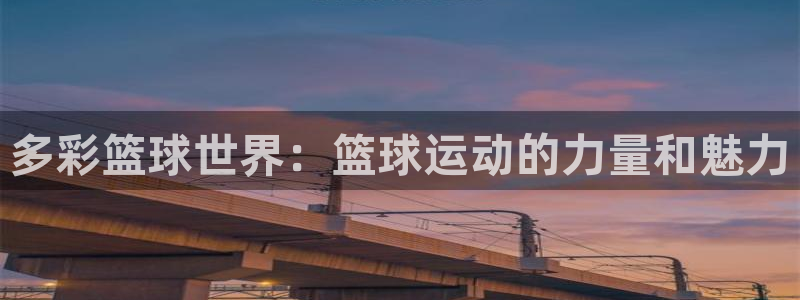杏宇体育凯捷平台招商：多彩篮球世界：篮球运动的力量和魅力