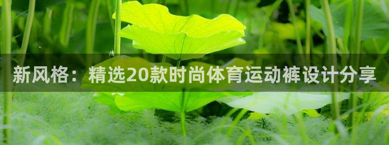 杏宇2体育：新风格：精选20款时尚体育运动裤设计分享